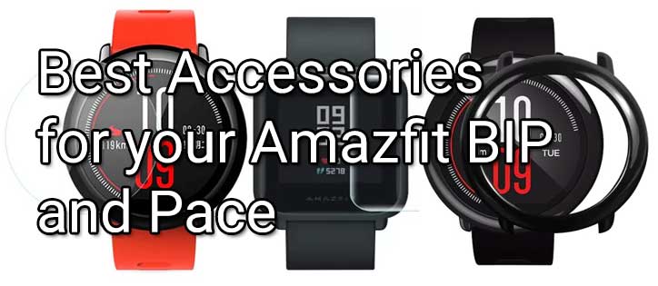 Najbolji dodaci Amazfit BIP - Amazfit Pace, zaštitnik zaslona, ​​trake