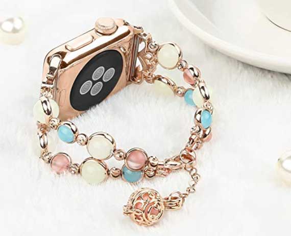 Remen za narukvicu od svijetlećih bisera za Apple Watch