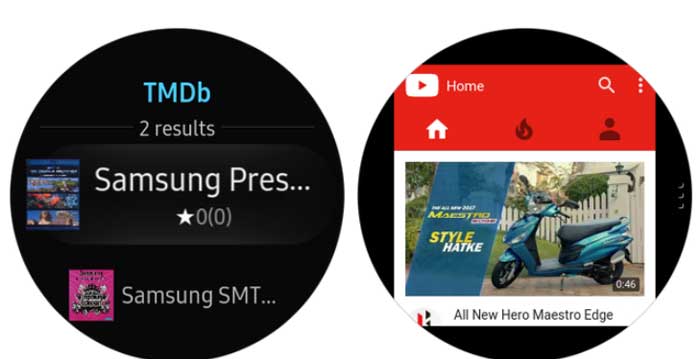 Samsung Internet za Galaxy Watch