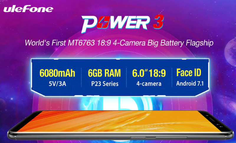 Rasprodaja Ulefone Power 3 4G Phablet vodećeg pametnog telefona