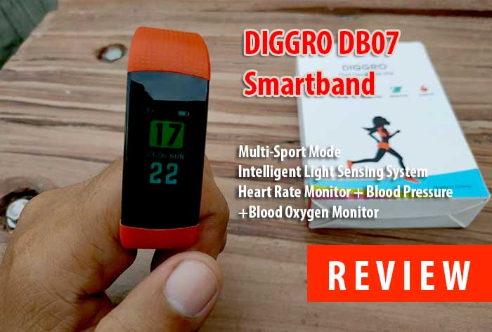 [Pregled] Diggro DB07 Fitness Tracker - Smartband s HRM + BPM