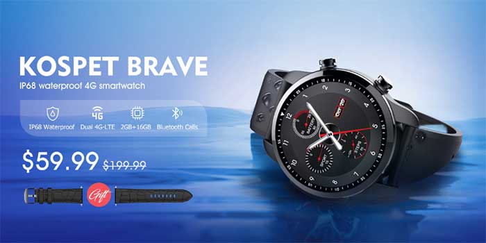 KOSPET BRAVE Smartwatch proljetna rasprodaja na Banggood.com