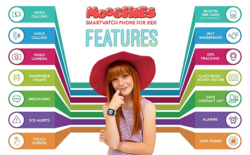 Moochies-Smartwatch-Značajke