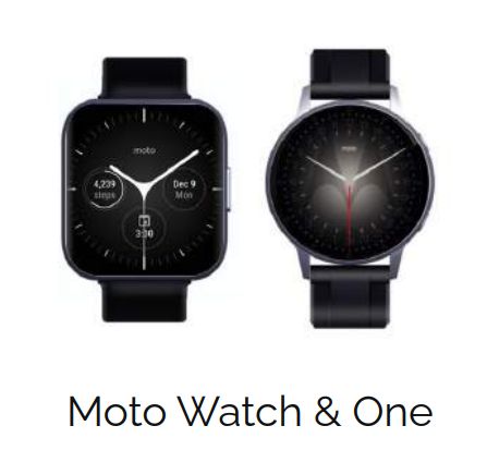 Moto sat i Moto Watch One