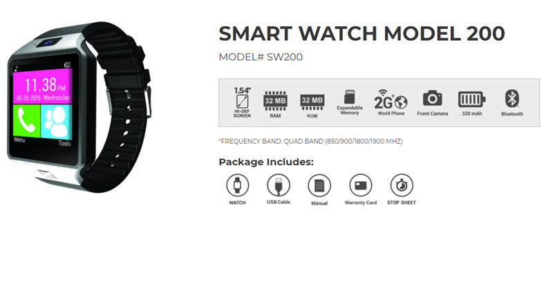 Slide-smartwatch-SW200-model-uređaj