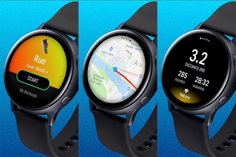 mapmyrun za Galaxy sat aktivan 2