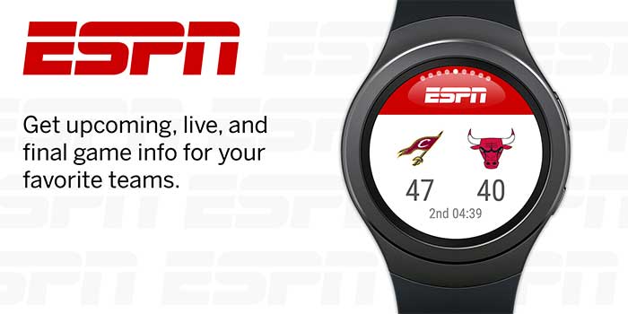ESPN aplikacija za Galaxy Watch Active 2