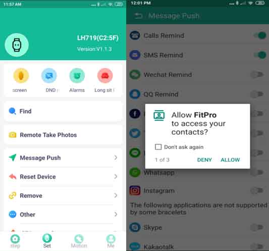 fitpro-app-obavijest-dozvola