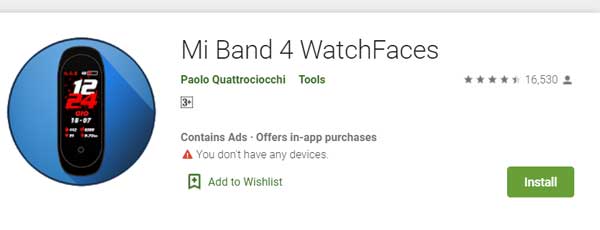 Mi Band 4 Watch Faces Paola Quattrociocchija