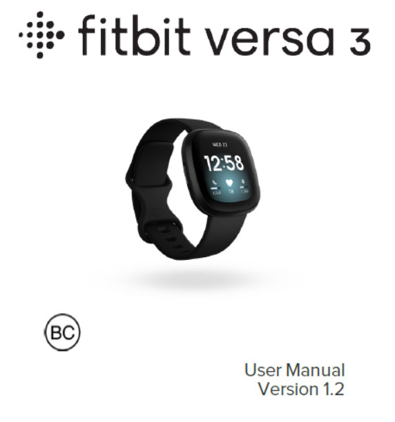 Fitbit-Versa-3-Korisnički priručnik