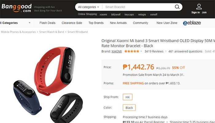 Xiaomi Mi BAND 2 COUPON KOD